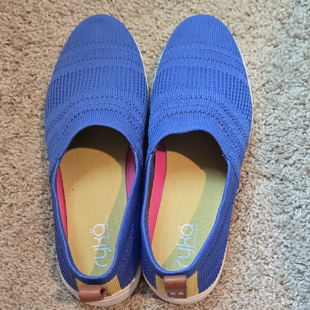 Ryka Women's Vibrant Blue Slip-On Sneakers